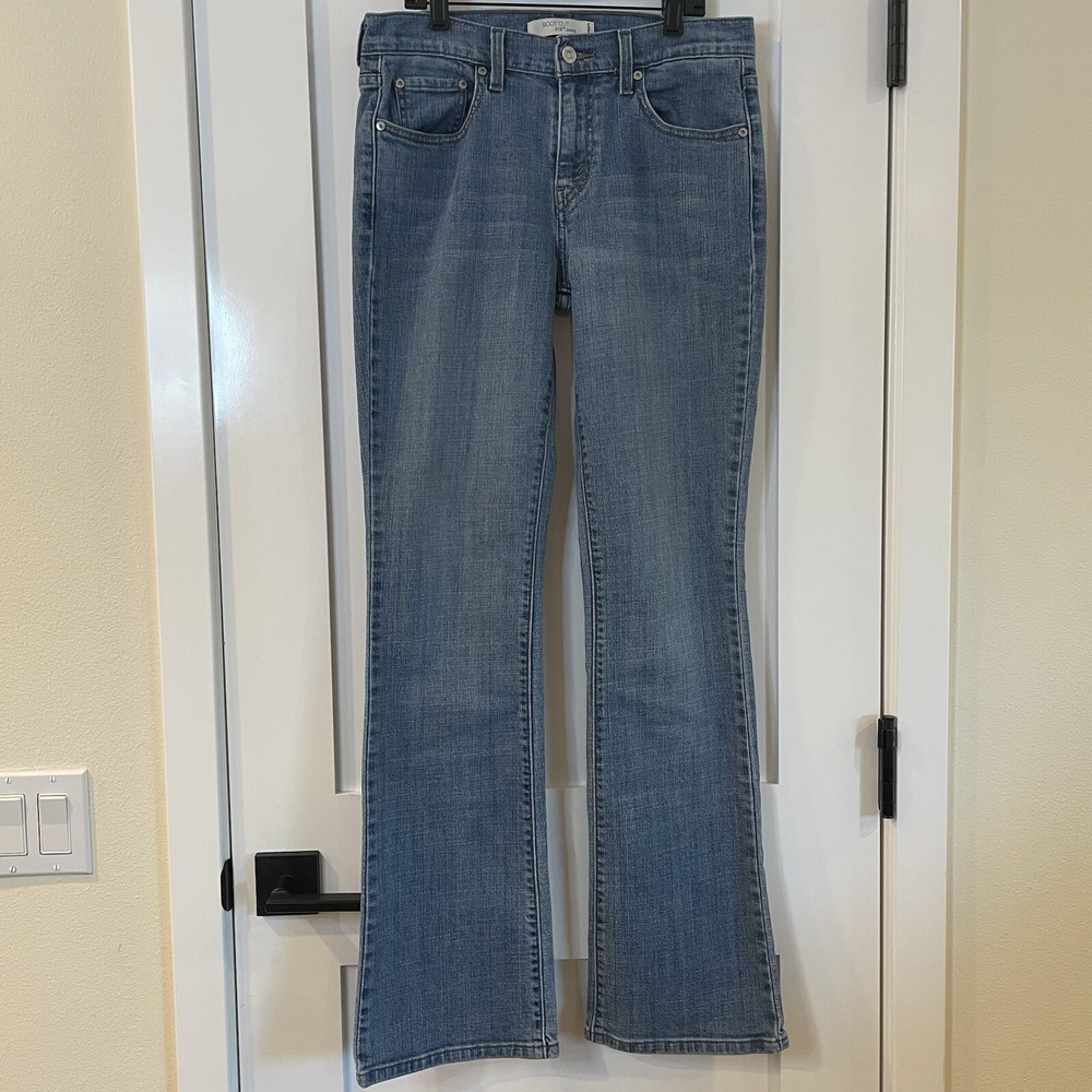 Levis Levi Strauss 515 Jeans Womens Size 8 Bootcut Mid Rise Blue Denim Comfort